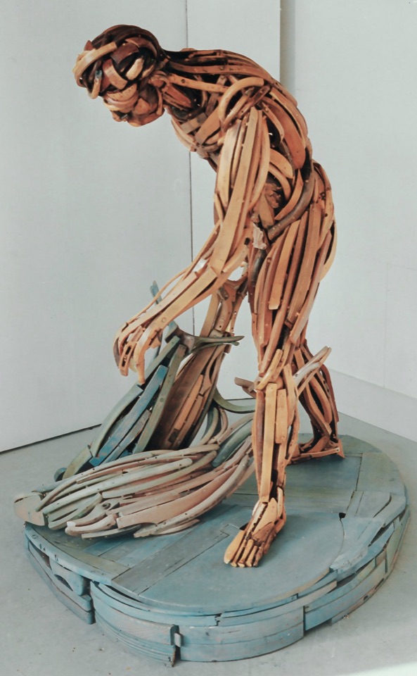 Houten beeld van vissen, VISSEN 1995