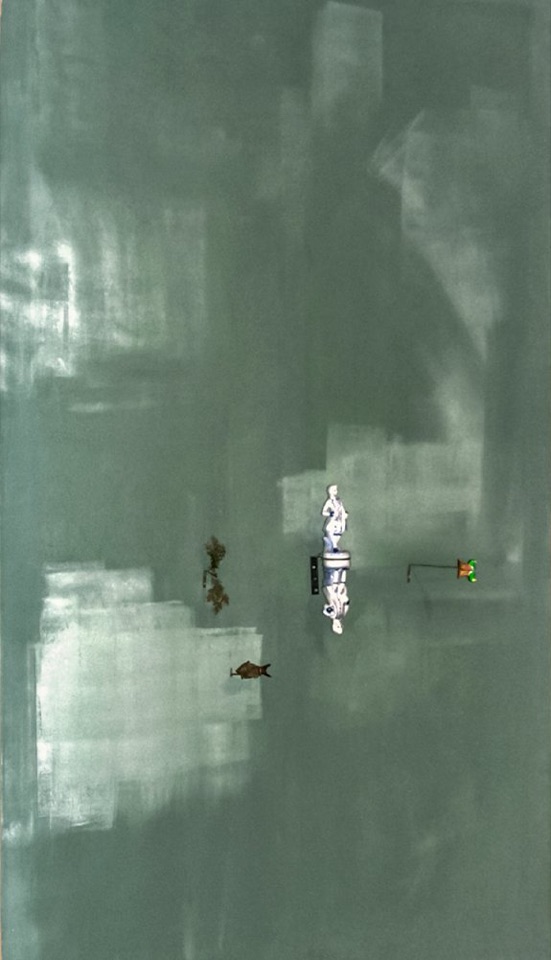Mixed-media werk, LES R&Ecirc;VERIES DU PROMENEUR SOLITAIRE, 5e promenade 1995