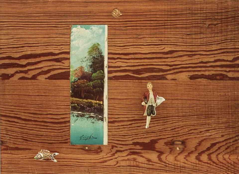Mixed-media werk, LAC DE BIENNE 1996